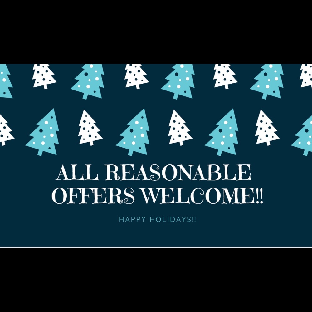 All reasonable offers welcome!